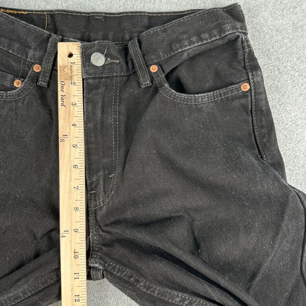 Levi's Jeans Mens 30x32 Black 550 Relaxed Fit Tapered Leg Denim